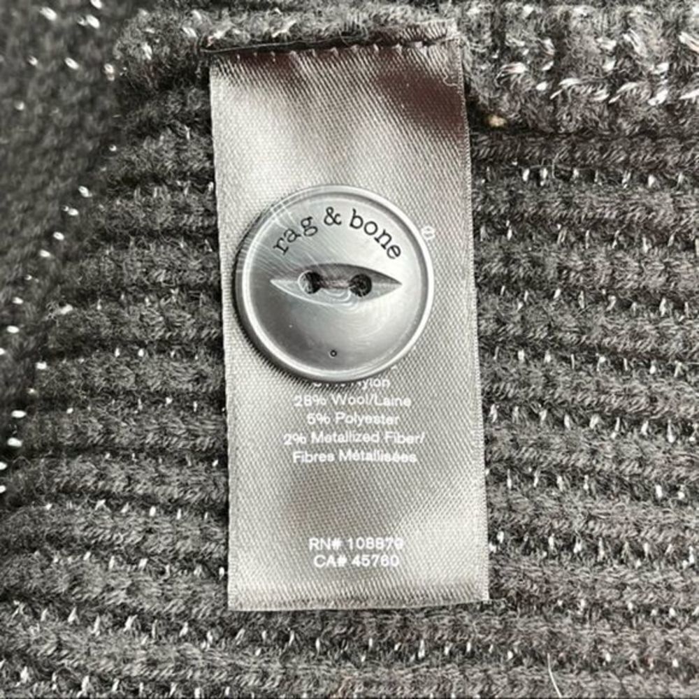 NWT Rag & Bone Jubilee Wool Blend Crew Slim Fit Sweater size Medium - Picture 7 of 11